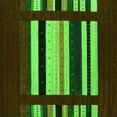 thumbnail image 1 of Ahgly Company Indoor Square Abstract Green Contemporary Area Rugs, 3' Square, 1 of 1