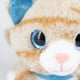 thumbnail image 3 of Gatito De Peluche Adorable Estirado Beige con Rayas, 3 of 6