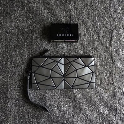 Bolsa de cosméticos con cremallera geométrica para mujer, bolsa de maquillaje luminosa para mujer, organizador de cosméticos para mujer, bolsa de maquillaje de viaje plegable, venta al por mayor, nuev LIUWENJING unisex