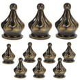 thumbnail image 1 of HAMPPLIES 10 Pcs Embout de Lampe Haut en Plastique Décoratif Rond pour Lampe de Sol, 1 of 6