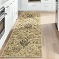 thumbnail image 6 of MeyJey 2'x6' Vintage Hallway Runner Rug, Oriental Non Slip Runner Rug Machine Washable Area Rug for Living Room Bedroom Carpet, Taupe/Beige, 6 of 15