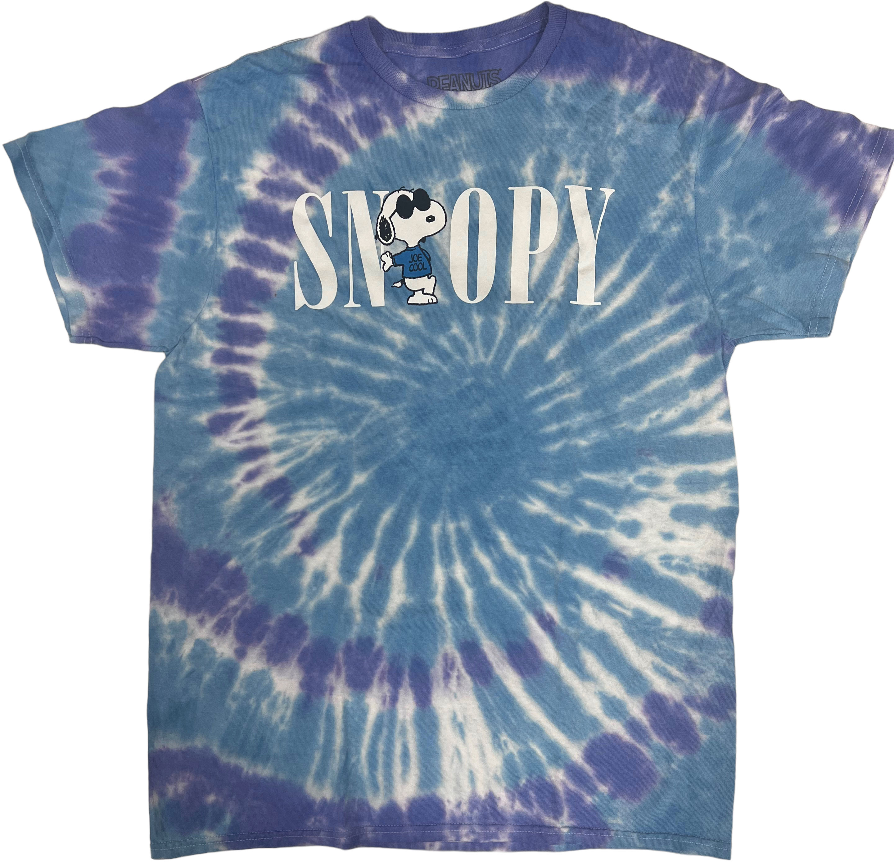 Peanuts Snoopy Joe Cool Men's TieDye TShirt