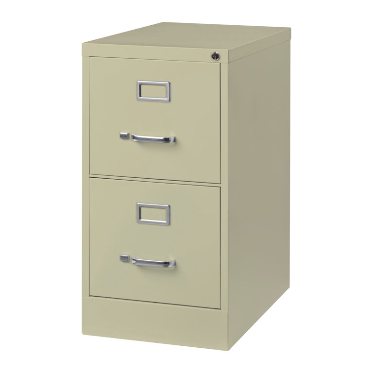  Hirsh Industries 25 Deep Vertical File Cabinet 2-Drawer Letter  Size, Putty, 14409 : Office Products