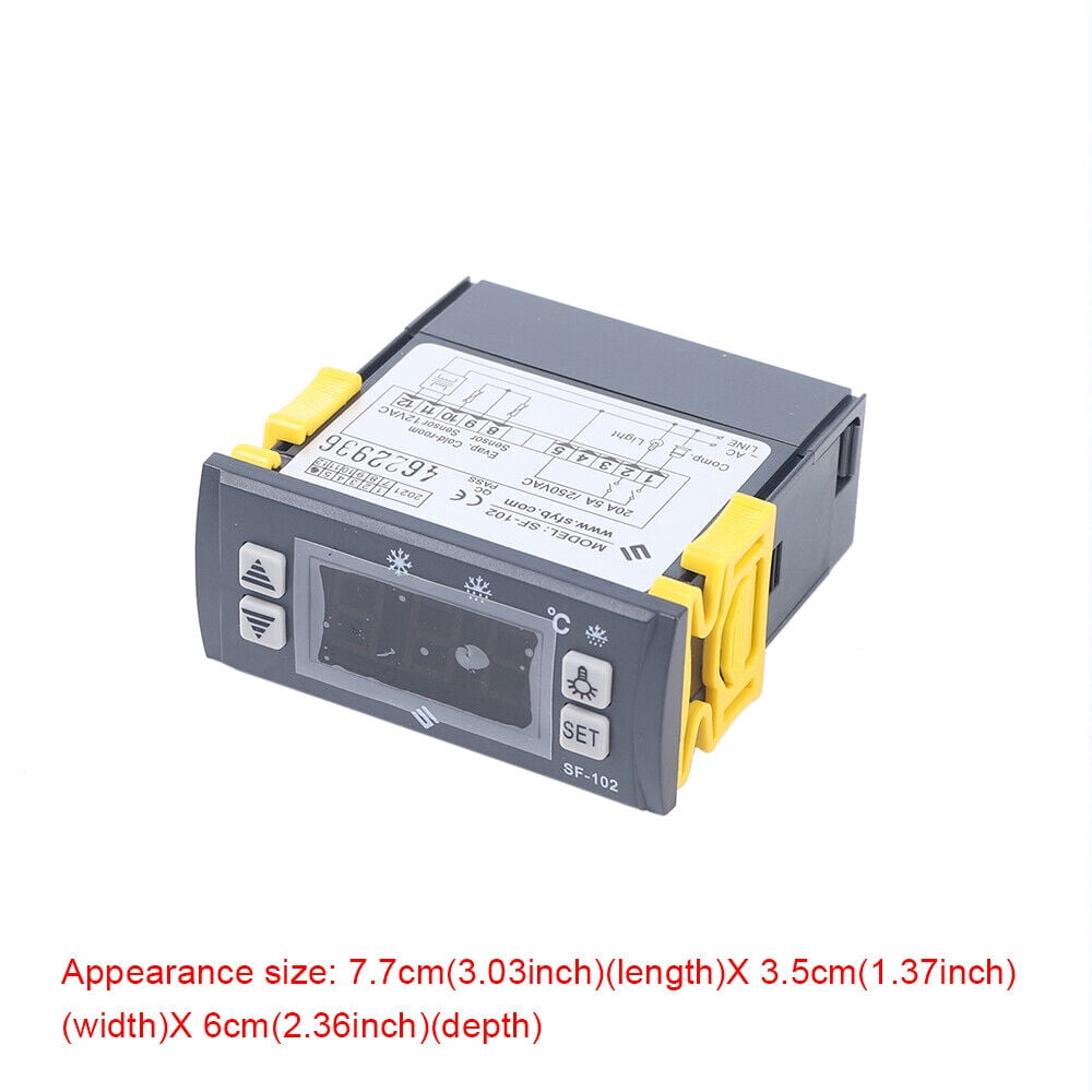 Thermostat SF-102 Temperature Controller Digital Display Temperature Regulator