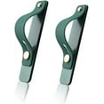 thumbnail image 1 of LAICAIW Removable and Reusable Cell Phone Grip Strap, Telescopic Finger Kickstand Bracket Universal Silicone Phone Holder Stand and Portable Finger Loop for Most Smartphones Case (Dark Green), 1 of 7