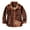 Red Coffee, variant on Clearance Sales,Men's Sherpa Fleece Lined Flannel Shirt Plaid Jacket Long Sleeve Button Down Winter Coat Jackets with Snaps(Brown,L)
