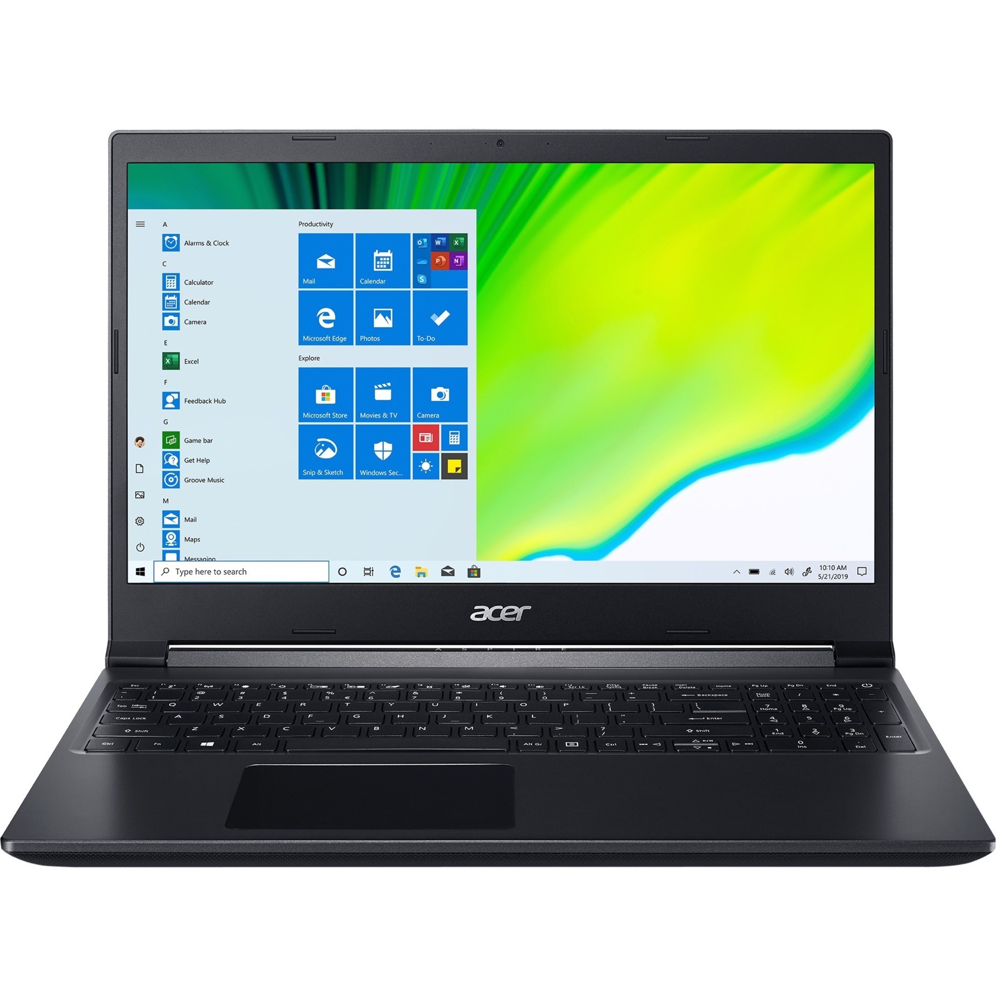 Acer Aspire 7 15.6" Full HD Laptop, Intel Core i5 i5-9300H, 512GB SSD, Windows 10 Home, A715-75G-544V - image 4 of 9