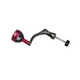 thumbnail image 1 of QualitChoice Poignée de Moulinet de Pêche Pièce de Rechange avec Bouton Marron Poignée Crank Ronde Métal Rouge P, 1 of 6