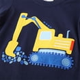 thumbnail image 6 of Boys Long Sleeved T Shirt Dinosaur Truck Print Tops Size 3-4T, 6 of 8