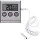 thumbnail image 1 of Termómetro para refrigerador, termómetro digital LCD con sonda de temperatura, termómetro para refrigerador de -50 a 70, 1 of 5