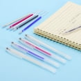 thumbnail image 4 of Uxcell 20Pcs Erasable Gel Pens Refills, 1mm Heat Erasable Pens for Fabric Disappearing Ink Pen Fabric Markers, Colored Ink, 4 of 6