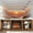 Rustic Brown, variant on Matladin Fireplace TV Stand with 23'' Electric Fireplace up to 80'' TVs, with Electric Heater & Adjustable Shelves, 70'' Fireplace Media Console Table