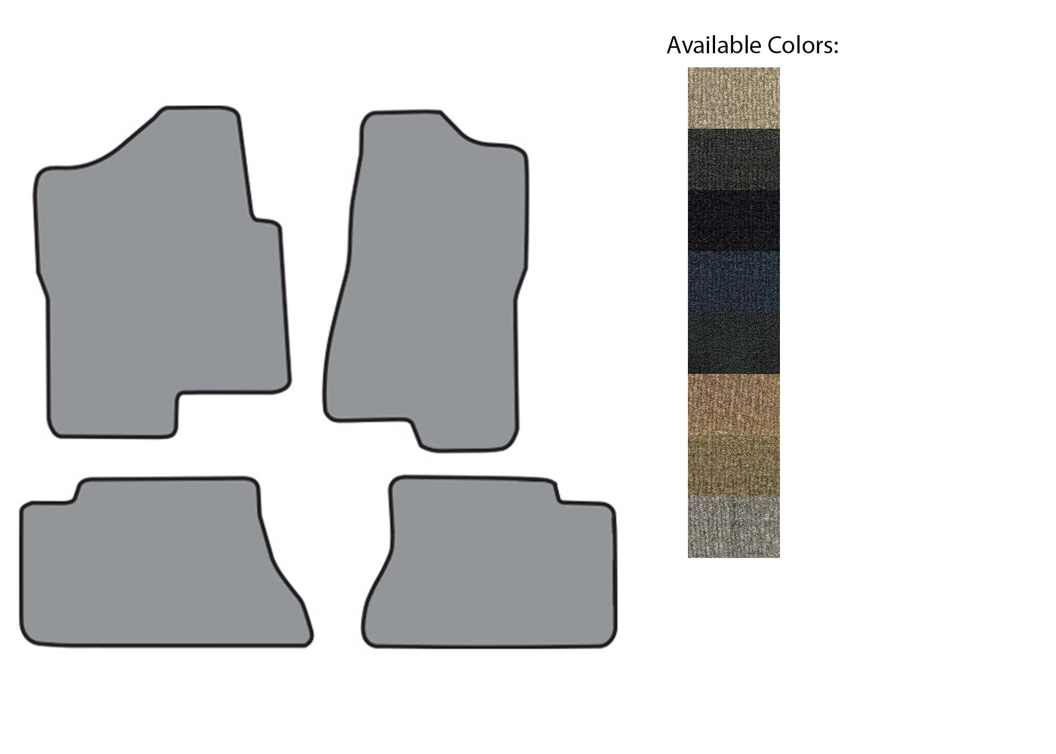 19992006 Chevrolet Silverado 1500 Crew Cab Floor Mat 4pc (FM149F