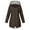Coffee jacket for women, variant on Usmixi 2023 Winter Womens Trench Jacket Rain Coat for Women Plus Size Casual Solid Outdoor Lightweight Hooded Overcoat Open Front Zipper Long Sleeve Drawstring Pocket Outerwear Up to 65% off