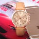 thumbnail image 1 of Reloj de mujer con correa de tres ojos Reloj de mujer de moda con romanos graduados, 1 of 6