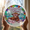 thumbnail image 4 of Beforeyayn Acrylic Puzzles Suncatcher, 83 pieces stained glass acrylic puzzle song decoration, great for women men mom birthday gift, window hanging home decor., 4 of 6