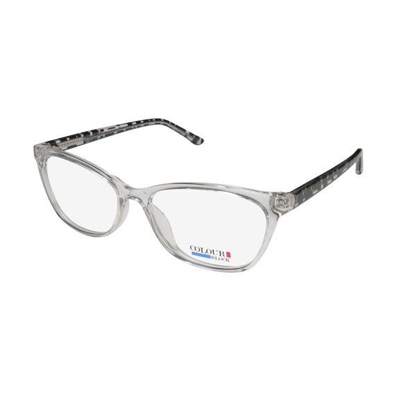 NEW COLOUR BLOCK VCWCB12 WOMENS/LADIES CAT EYE FULL-RIM CLEAR / TORTOISE FRAME DEMO LENSES 53-15-135 EYEGLASSES/EYEWEAR