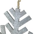 thumbnail image 5 of Northlight Glitter Drenched Wooden Snowflake Christmas Ornament - 11.75" - Silver Tone, 5 of 5