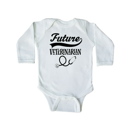 

Inktastic Future Veterinarian Gift Baby Boy or Baby Girl Long Sleeve Bodysuit
