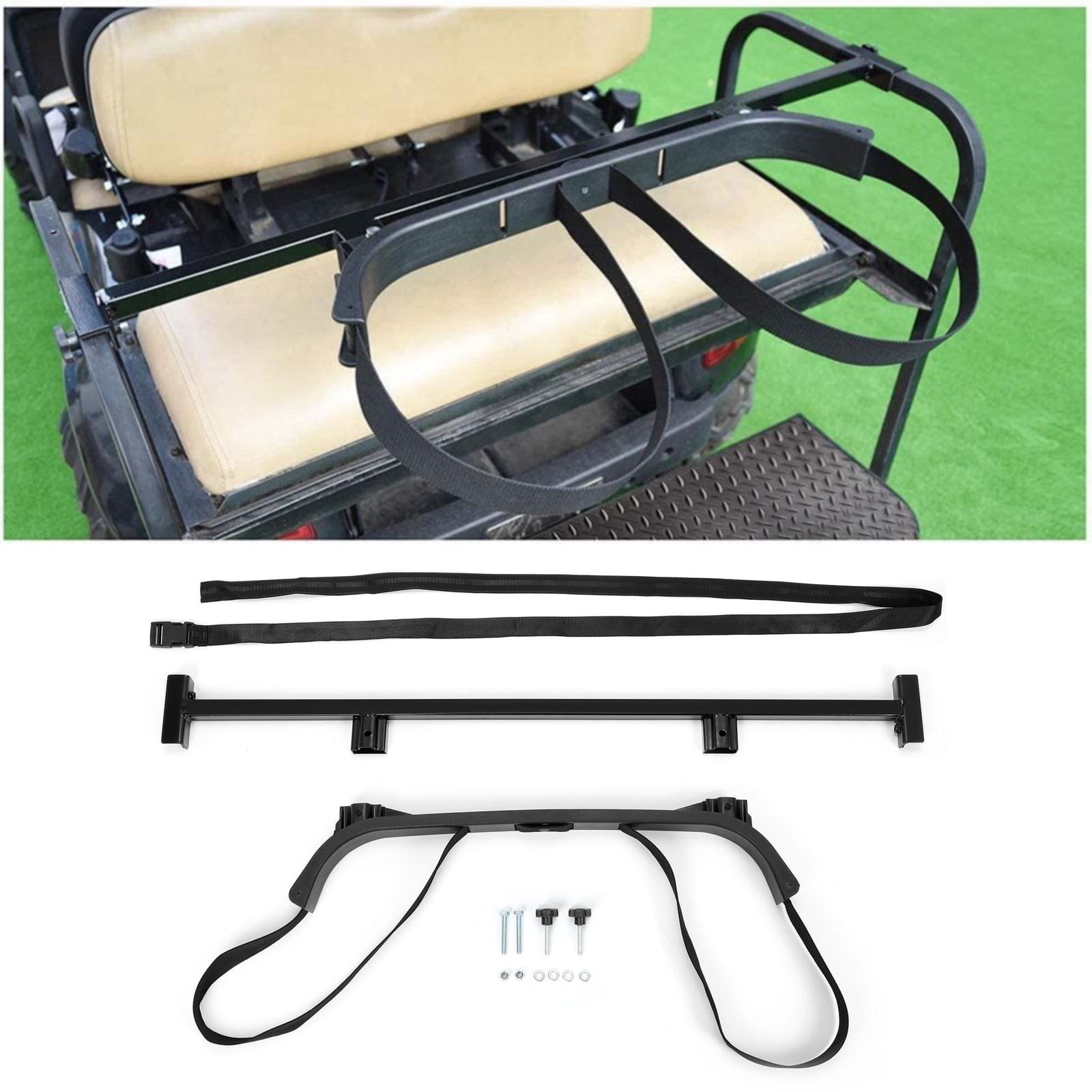 Buy ECOTRIC Universal Golf Bag Holder Bracket Rack Attachment Cart Rear