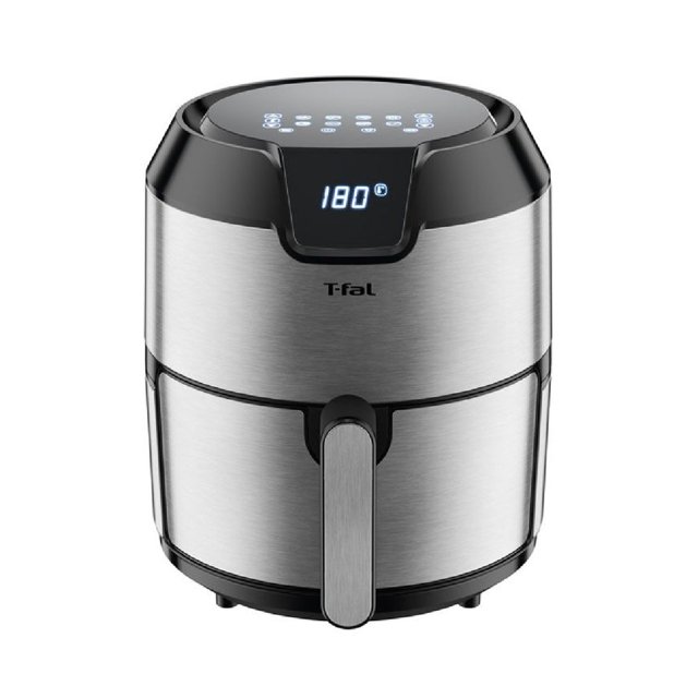 T-Fal EY403D50 Facile Fry 4.2L Panier Antiadhésif, Friteuse à Air Chaud Prestige 8-in1 XL Numérique- Fabricant Remis à Neuf- Est Livré avec 1 An de Garantie du Fabricant direct