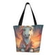 thumbnail image 1 of Balery Starry Sky Cute Horse Bolsa de Hombro con Diseño, Bolsa Grande y Duradera, Bolsa Versátil para Compras, 1 of 6