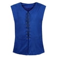 thumbnail image 2 of pstuiky Camiseta sin mangas para hombre, Chaleco informal vintage de color liso para hombre Camisas de hombre s, 2 of 3