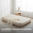 thumbnail image 3 of Abbraccia Colchón inflable plegable con almohada integrada, cama de aire gruesa para camping y hogar, 3 of 6