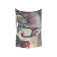 thumbnail image 2 of CADecor The Tiny Elephants Opens the Glass Wall Tapestry Wall Hanging Wall Art Home Decor 40x60 inches, 2 of 2
