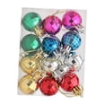 thumbnail image 3 of 12 piezas de adornos de bolas de Navidad Macarena colgantes para árbol de Navidad decoración navideña, 3 of 8