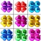 thumbnail image 4 of Lote de 100 globos de aluminio con forma de coón y redondos, arqueados para puerta, de 18 puldas, para des evtos, fiestas y festivales., 4 of 6