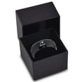thumbnail image 3 of Tungsten Heart Love Beer Band Ring 8mm Men Women Comfort Fit Black Beveled Edge Brushed Polished, 3 of 4