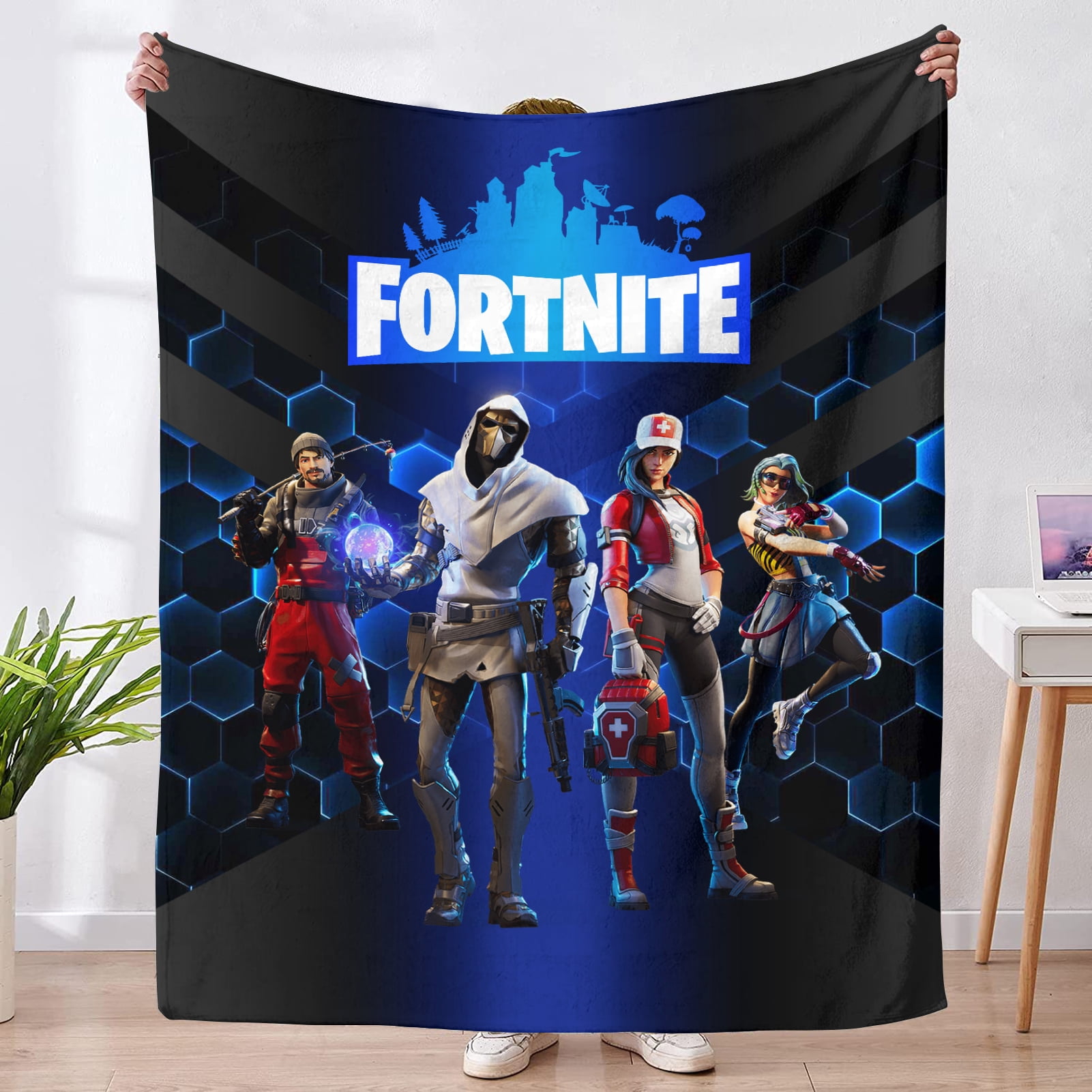 Fortnite Fleece Blanket Super Soft Cozy Warm Flannel Fleece Throw