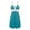 Blue Green, variant on Ekouaer Sleepwear Womens Chemise Nightgown Full Slip Lace Lounge Dress