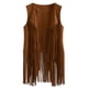 thumbnail image 4 of 70s Hippie party retro costume tassel vest+pants+scarf suit Newway, 4 of 4