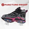 thumbnail image 3 of FENLERN Steel Toe Boots for Women Lightweight Industrial Construction Boots Work Safety Shoes Hiking Shoes, 3 of 8