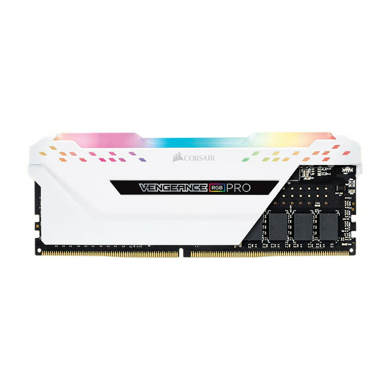 CORSAIR Vengeance RGB Pro CMW16GX4M2C3200C16W (PC4 8GB) 3200 DDR4 Model x 288-Pin 25600) (2 16GB PC RAM Memory Desktop