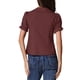 thumbnail image 3 of INSPIRAR CHIC Blusa de Mujer Vintage con Cuello Peter Pan y Lazo Casual Linda Camisa de Algodón con Botones L Rojo Vino, 3 of 5