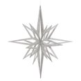 thumbnail image 1 of Vickerman M148507 32 Po. Étoile Scintillante 3D Argentée, 1 of 1