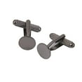thumbnail image 2 of 20Pcs 12mm Flat Round Blank Settings Base PAD Cuff Links Cufflinks Findings, 2 of 8