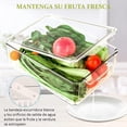 thumbnail image 4 of Juego de 12 Organizadores de Refrigerador, Contenedores de Acrilico de Nevera Transparentes con Tapas, Recipientes para Congelar Alimentos sin BPA para Frutas y Verduras, para Cocina, 4 of 8
