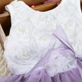 thumbnail image 6 of URMAGIC Toddler Baby Girls Flower Princess Bowknot Party Dress Lace Tutu Dresses 0-4 Years, 6 of 12