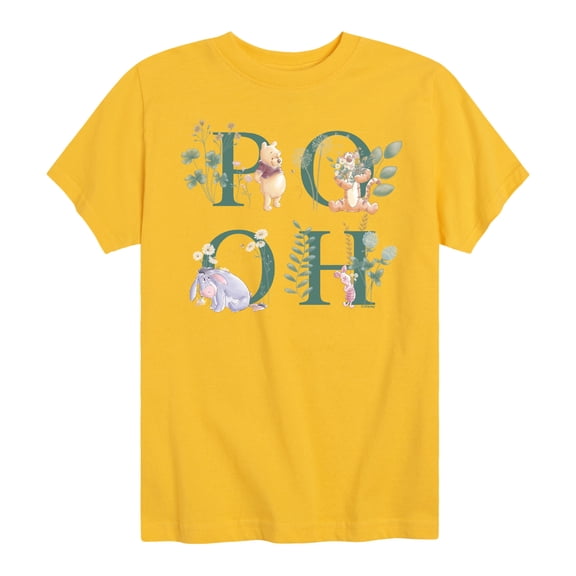 Winnie the Pooh - Tigger, Piglet, Eeyore - Flowers Blooming - Toddler And Youth Short Sleeve Graphic T-Shirt
