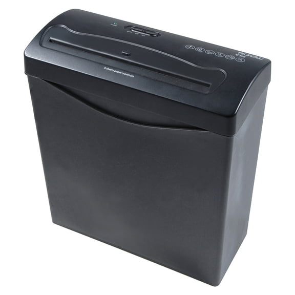 Royal CX6 6-Sheet Crosscut Shredder with Basket