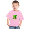 thumbnail image 2 of Penkiiy Haut à Manches Courtes Imprimé Col Rond Mignon pour Garçons et Filles 4-5 Ans Rose, 2 of 6