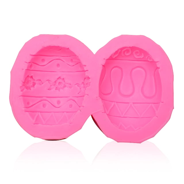Toystoory Molde de huevo de Pascua, molde de silicona para pastel, Fondant, adorno, escultura, obra de arte, accesorios de panadería para el Herramientas y accesorios para hornear