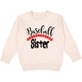 thumbnail image 2 of Inktastic Baseball Sister Toddler Sweatshirt, 2 of 4