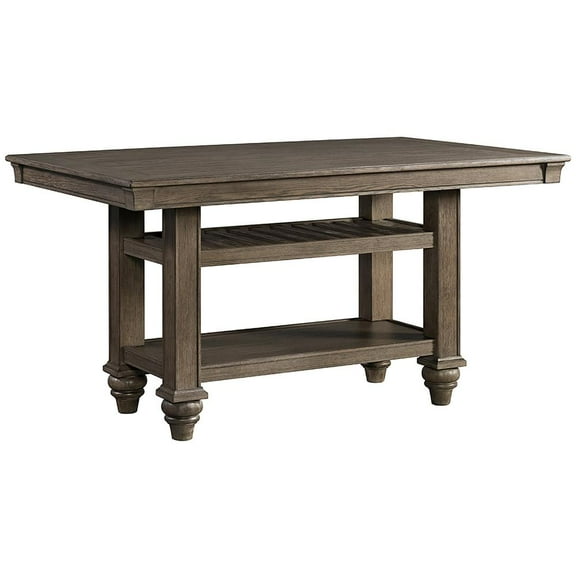 Intercon Counter Table, 42x66 in Roasted Oak