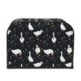 thumbnail image 2 of Xecao Fashionable Goose Print 4 Slice Toaster Cover with Pockets, Small Appliance Cover, Dust and Fingerprint Protection, Machine Washable, 2 of 7
