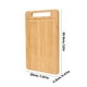 thumbnail image 3 of Juego de Tablas de Cortar de Bambú de Doble Cara | Tablas de Cortar para Cocina Doméstica | Madera Natural | Antimoho | Fáciles de Limpiar | Varios Tamaños: 34, 30 y 20 Cm | Preparación de Alimentos,, 3 of 6